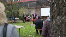 Einweihnung des Grünen Seminarraums