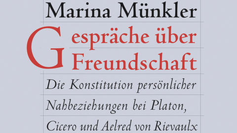 Ausschnitt des Covers des Buches "Gespräche über Freundschaft"
