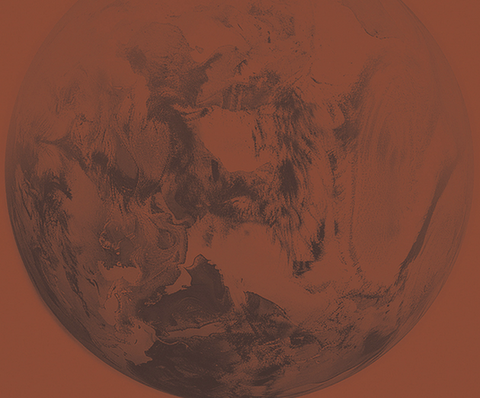 Planet image for promotion of "planetary designs" conference 