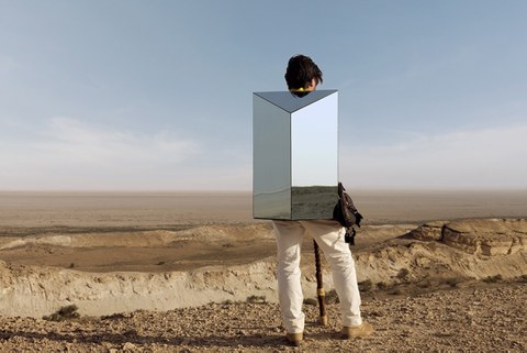 Anton Ginzburg:  Video still  „Walking the Sea“, 2013