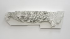 Lena von Goedeke: „Terminus“ PLA, Lack, Drohnenfotogrammetrie, 180 x 42 x 15 cm, 2023