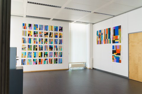 20.08.2021: Vernissage der Open Studio-Präsentation zur "Dresden Series" von Anton Ginzburg in der Sammlung Farbenlehre