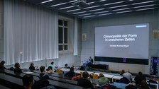 04.11.2020: "Chronopolitik der Form in unsicheren Zeiten", Werkvortrag Christian Kosmas Mayer in der Hochschule für Bildende Künste Dresden