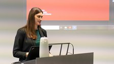 Sprecher:innen während des Symposium