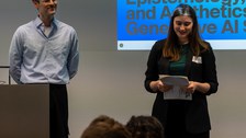 Sprecher:innen während des Symposium