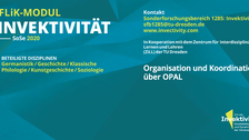 ein elektronischer flyer mit informationen zur veranstaltung