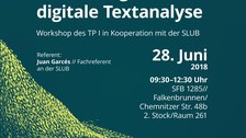 Plakat Digitale Textanalyse