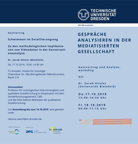 Flyer Vorderseite mit Tagungsprogramm