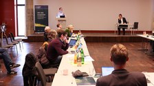 Publikum während der Diskussionsrunde nach Jan Martin Lies Vortrag