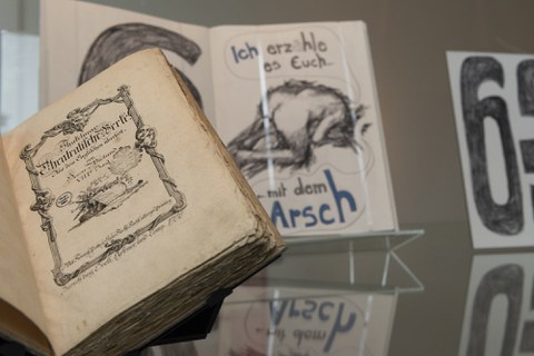 Foto von Exponaten der Ausstellung