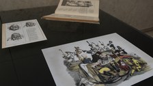 Foto von Exponaten der Ausstellung