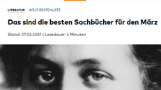 Screenshot der Überschrift des Online-Artikels