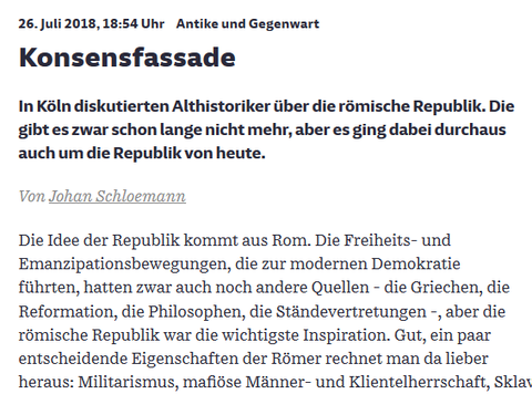 Screenshot des Online-Artikels