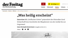 Screenshot der Überschrift des Online-Artikels