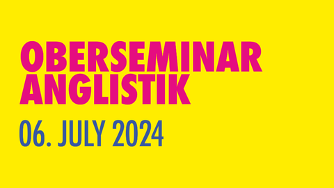 Oberseminar Anglistik