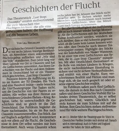 Artikel in der SZ