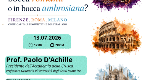 Lingua toscana in bocca romana o in bocca ambrosiana Firenze Roma Milano come capitali linguistiche dell'italiano modificata