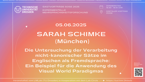 Vortrag Sarah Schimke