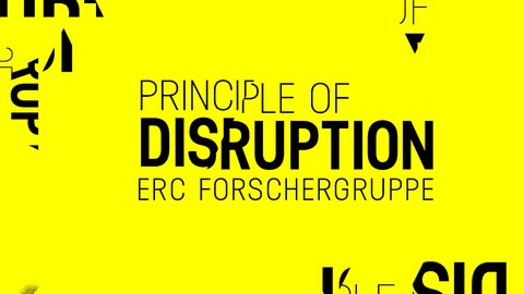Logo der ERC-Forschergruppe "The Principle of Disruption"