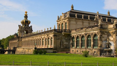 Dresdner Zwinger in der Nachmittagssonne