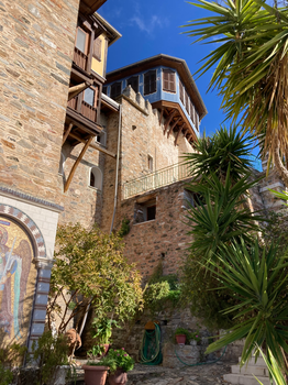 Gebäude auf dem Athos