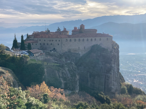 Höhe in Meteora