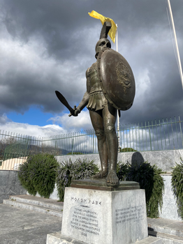 Statue in Sparta