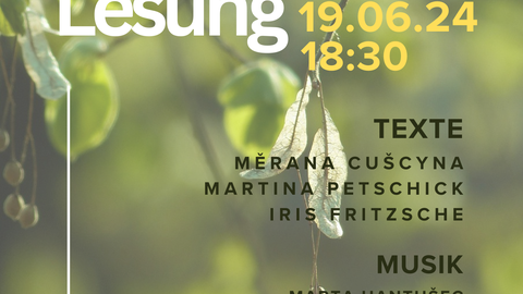 Sorbisch-deutsche Lesug am 19.06.