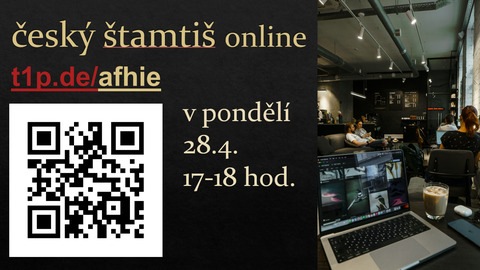 Pozvánka. Einladung Online Sprachcafé Tschechisch