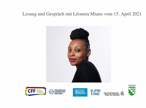 Thumbnail des Mitschnitts der Online-Lesung Léonora Miano am 15.04.2021