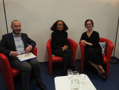 Foto 94 anlässlich der Lesung "Sanfte Debakel" – Lesung & Diskussion mit Yanick Lahens (Haiti) am 07.10.2021 im Institut français Dresden.