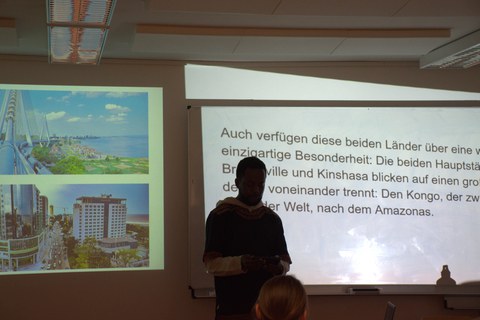 Photo 10 on the occasion of the lecture “Brazzaville – Contemporary Art, Culture, and Society” by Chris Lewis Moumbounou (Brazzaville, Republic of the Congo) on December 3, 2024, at the SLK Faculty of the Technical University of Dresden.
