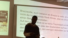 Photo 3 on the occasion of the lecture “Brazzaville – Contemporary Art, Culture, and Society” by Chris Lewis Moumbounou (Brazzaville, Republic of the Congo) on December 3, 2024, at the SLK Faculty of the Technical University of Dresden.