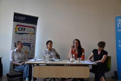 Foto 19 während der Lesung von Audrée Wilhelmy (Quebec) „Bluthaut“ am 25.06.2025 im Institut français Dresden.