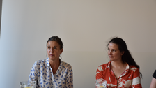 Foto 4 während der Lesung von Audrée Wilhelmy (Quebec) „Bluthaut“ am 25.06.2025 im Institut français Dresden.
