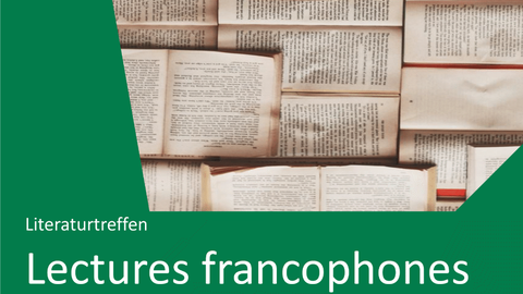 Poster for the event “Literature Meeting – Lectures francophones – Exchange with the Reading Ambassadors Dresden-Strasbourg” on November 4, 2025, at the Institut français Dresden.