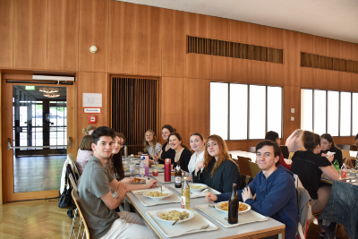 Photo 12 on the occasion of the visit by students from CÉGEP de Saint-Hyacinthe (Quebec) as part of a workshop in Bettina Lindorfer's seminar on May 22, 2025.