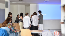Photo 4 on the occasion of the visit by students from CÉGEP de Saint-Hyacinthe (Quebec) as part of a workshop in Bettina Lindorfer's seminar on May 22, 2025.