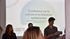 Photo 5 on the occasion of the visit by students from CÉGEP de Saint-Hyacinthe (Quebec) as part of a workshop in Bettina Lindorfer's seminar on May 22, 2025.