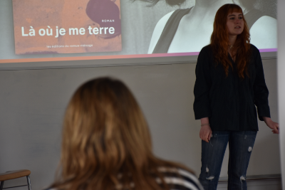 Photo 8 on the occasion of the visit by students from CÉGEP de Saint-Hyacinthe (Quebec) as part of a workshop in Bettina Lindorfer's seminar on May 22, 2025.