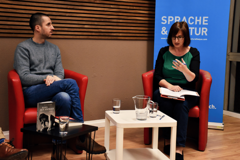 Foto 13 anlässlich von Lesung und Gespräch: Simon Chevrier „Foto auf Anfrage“ im Rahmen der Woche der französischen Sprache und der Frankophonie am 18.03.2026 im Institut français Dresden.