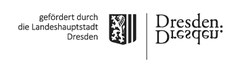 Logo der Förderung durch die Landeshauptstadt Dresden, https://www.dresden.de