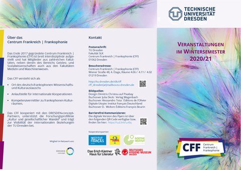 CFF-Programmflyer Herbst/Winter 2020/21, Seite 1