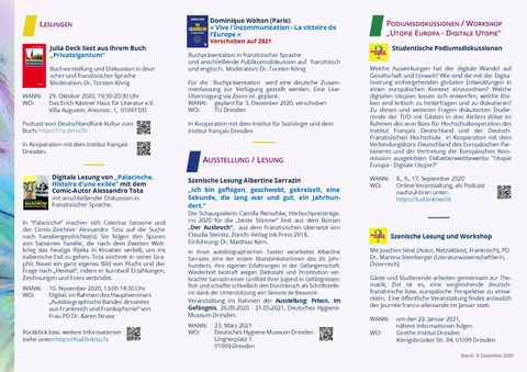 CFF-Programmflyer Herbst/Winter 2020/21, Seite 2