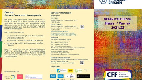  CFF-Programmflyer Herbst/Winter 2021/22, Seite 1