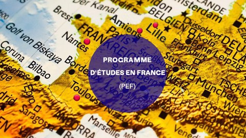 Header des Programme d'Études en France (PEF)