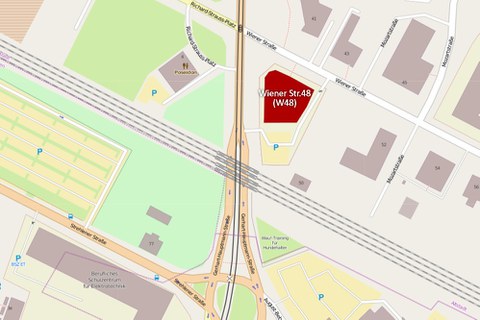 Unser Institut (W48) im Lageplan