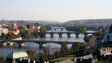 Bild Prag Moldau