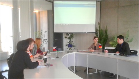 Die Projektpartner der TU Liberec (links) und der TU Dresden (rechts)