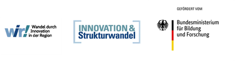 Logos der Wir!-Initiative sowie des BMBF